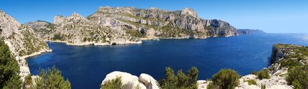 The cove of Morgiou in Provence, Franceの写真素材
