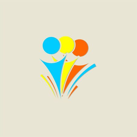 Minimalist people Sport  Vector Iconの写真素材