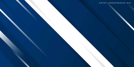 Blue geometric background design. good template for Independence day design.のイラスト素材