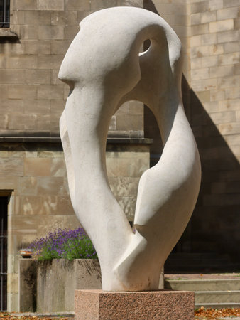 Modern sculpture by Maggy Stein, called Prometheus or Lilith or La grande Isis. Luxembourg, Luxembourg - June 23, 2023のeditorial素材