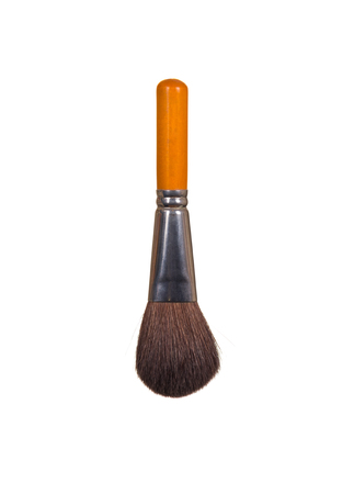 Brush for applying cosmetic basics, isolated on white backgroundの写真素材