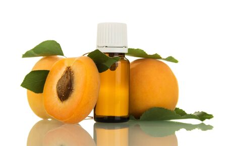 Liquid for smoking an electronic cigarette with fruity scent isolated on white backgroundの写真素材