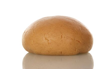 Ready for baking dough, isolated on white backgroundの写真素材