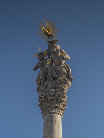 Trutnov town in sunny summer morningの写真素材