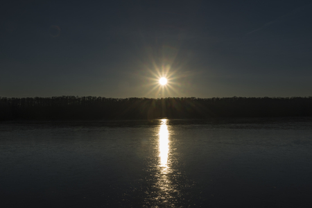 Vrbenske ponds near Ceske Budejovice city in south of Bohemiaの写真素材