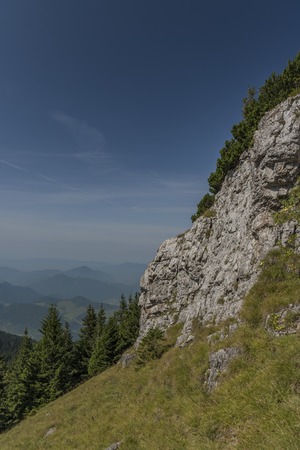 Stones and rock near Velky Choc hill in north Slovakiaの写真素材