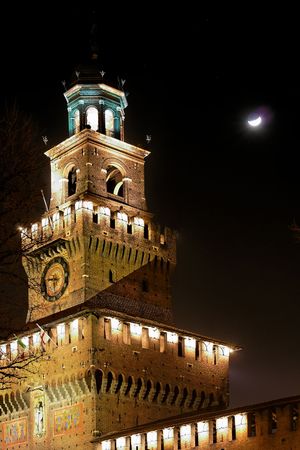 mediaeval castle by night (9)の写真素材