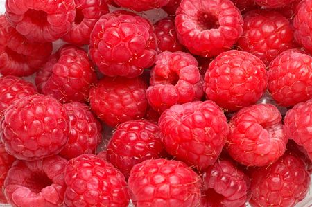 Raspberry texture background 