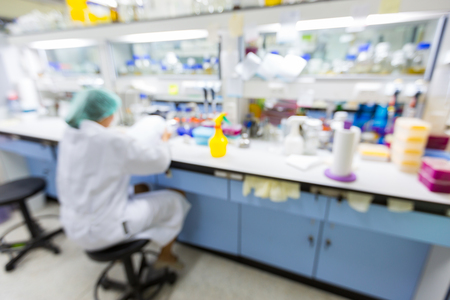 Laboratory interior out of focusの写真素材