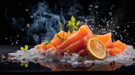 Mastering the Art of Sushi. Dynamic Perspectives Unveiling Exquisite Craftsmanship and Presentationの素材
