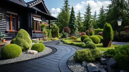 Inspiring garden path designs diverse materials for creating beautiful pathwaysの素材
