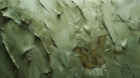 Elegant light olive stucco background for modern design applications and aesthetic enhancementsの素材