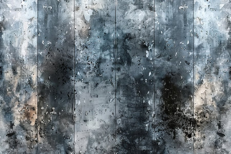 Textured dark gray charcoal paper featuring scratches and smudges for artistic backgroundsの素材