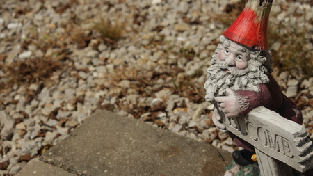 Welcome Home Gnomeの写真素材