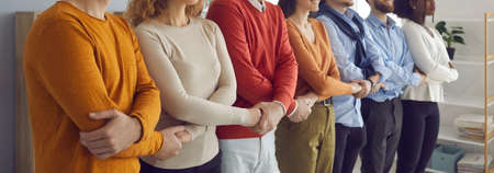 Diverse communication office, corporate cooperation. Team of people, freelance business worker or...