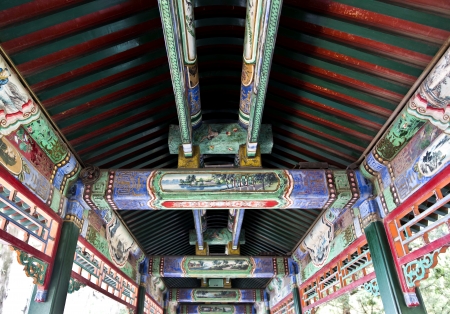 The beautiful view of the Summer Palace in Beijing, China のeditorial素材