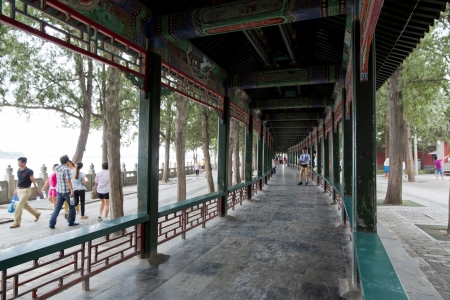 The beautiful view of the Summer Palace in Beijing, China のeditorial素材