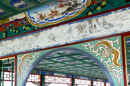 The beautiful view of the Summer Palace in Beijing, China のeditorial素材