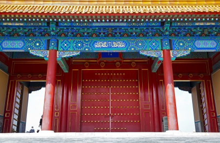 Beautiful view of the Forbidden City in Beijing, Chinaのeditorial素材