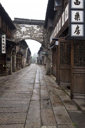 The scenery of Wuzhen, one of the Chinese ancient townのeditorial素材