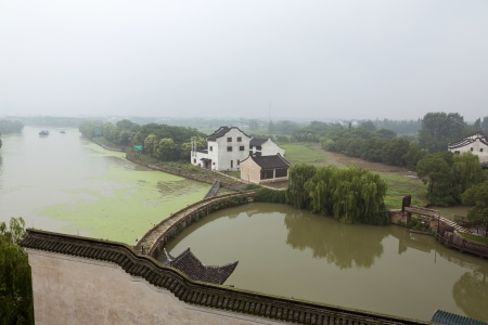 The scenery of Wuzhen, one of the Chinese ancient townの写真素材