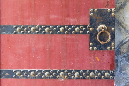 Detail of old mosque in Xian, Chinaの写真素材
