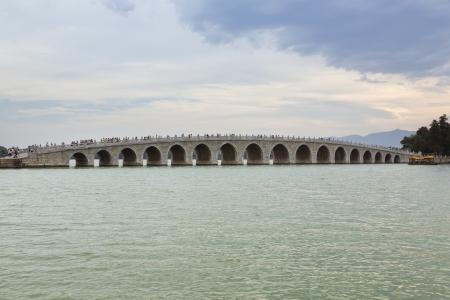 The beautiful view of the Summer Palace in Beijing, China のeditorial素材