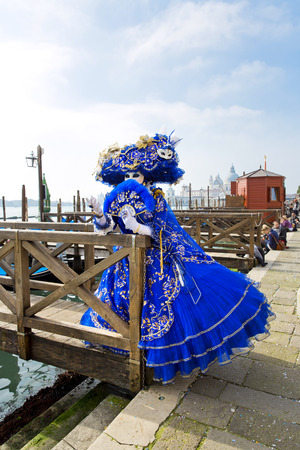 Carnival of Venice, beautiful masks at St. Mark's Squareのeditorial素材