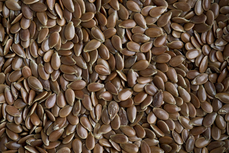 	Flaxseed, Linum usitatissimum, common flax, backgroundの写真素材