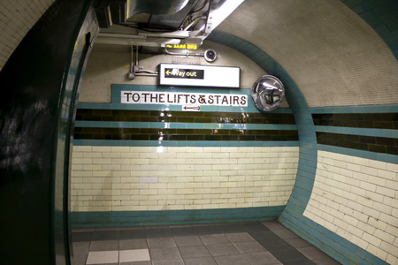 LONDON, July 28: Interior of the London Underground on July 28, 2010のeditorial素材