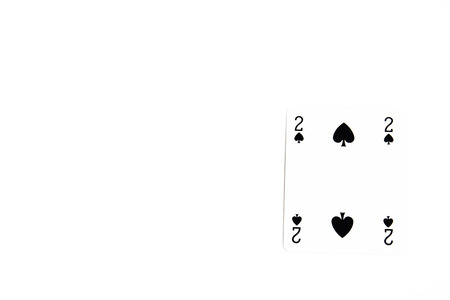Two of Spades on a white background