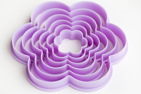 Cookie cutter isolated on a white backgroundの写真素材