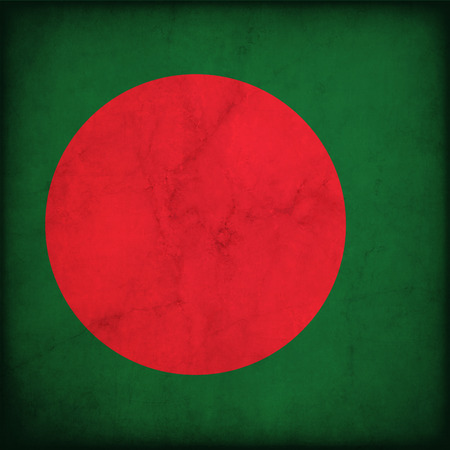Vintage style. Bangladesh grunge flagの写真素材