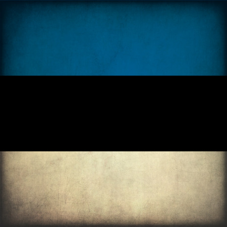 Vintage style. Grungy Estonia Flagの写真素材