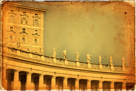 St. Peter's Basilica, St. Peter's Square, Vatican City. Rome のeditorial素材