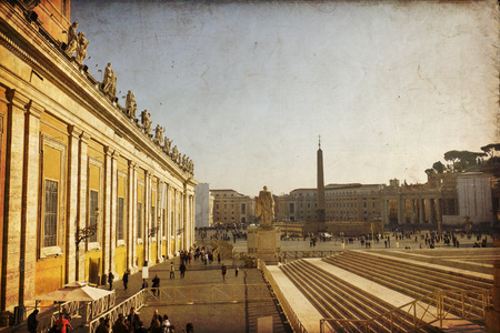 St. Peter's Basilica, St. Peter's Square, Vatican City. Rome のeditorial素材