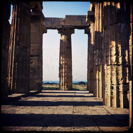 Archaeological area of ââSelinunte in Sicilyの写真素材