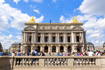 View of the Opera National de Paris Garnier, France
