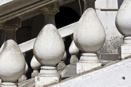 Detail of Rialtro's Bridge, Venice, Italyの写真素材