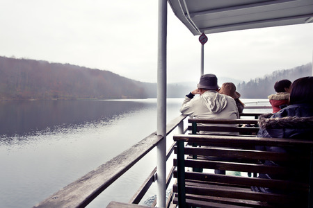Plitvice Lakes National Park, Croatiaの写真素材