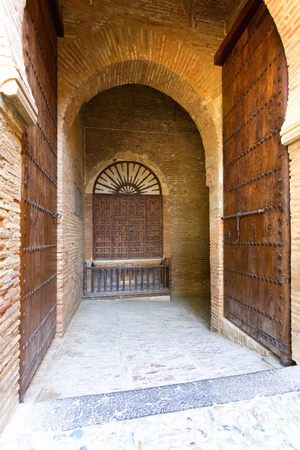 A beautiful view of Alhambra in Granada, Andalusia, Spainのeditorial素材