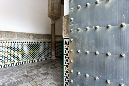 Real Alcazar in Seville. Interior of the wealthy decoratedのeditorial素材