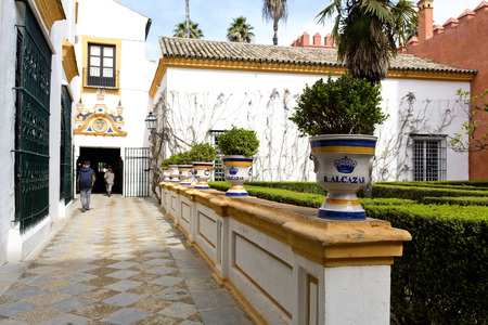 Real Alcazar in Seville.の写真素材