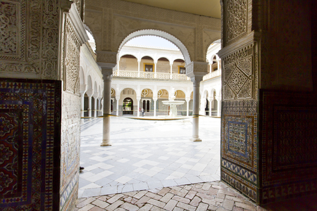 Casa de Pilatos in Seville, Andalusia, Spainのeditorial素材