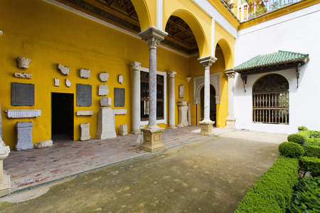 Casa de Pilatos in Seville, Andalusia, Spainのeditorial素材
