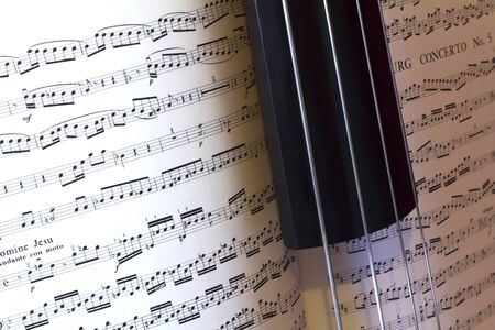 Music, sheet music, background. The beauty of musicの写真素材