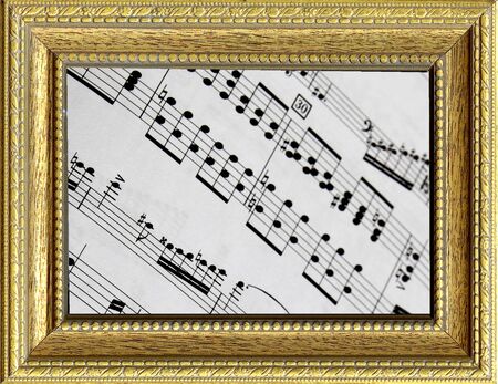 Music, sheet music, background. The beauty of musicの写真素材