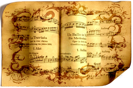 Music, sheet music, background. The beauty of musicのeditorial素材