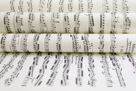 Music, sheet music, background. The beauty of musicのeditorial素材