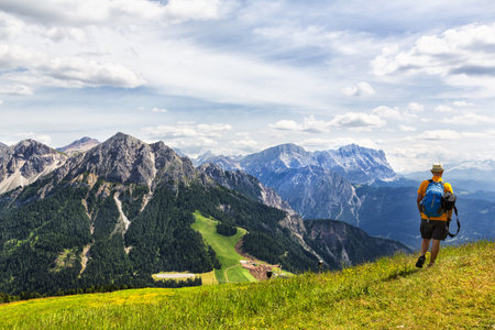 Plan de Corones, wonderful mountain, Dolomites, South Tyrolのeditorial素材